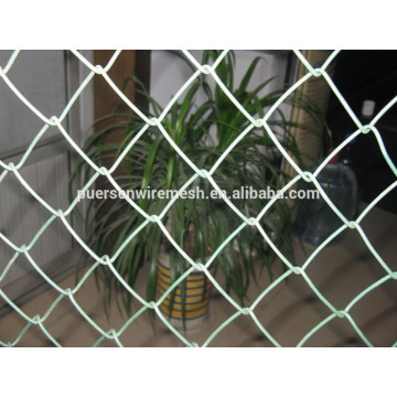 Valla de enlace de cadena galvanizada / PVC recubierto Cadena de valla de enlace Precio / Electro Valla de hierro galvanizado